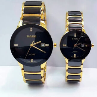 Ceramic Centrix Watch Gold/Black