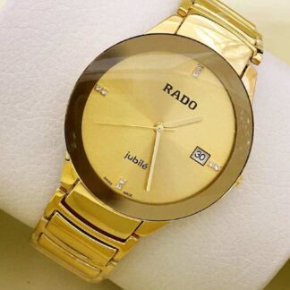 Ceramic Centrix Watch Gold Tone
