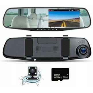 Vehicle Blackbox DVR With Front And Rear Camera