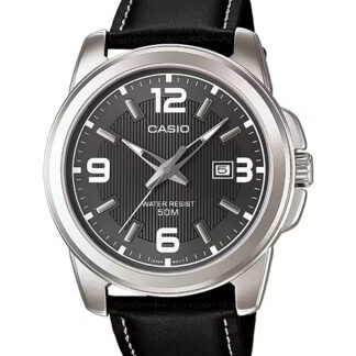 Men's Casio Leather Watch 1314L-8A 50-meter Water Resist