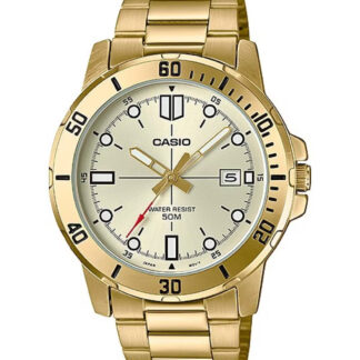 Men's Casio Watch MTP-VD01G-9E 50-meter Water Resist