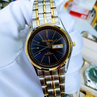 Men's Philip Persio Watch Two-tone Black