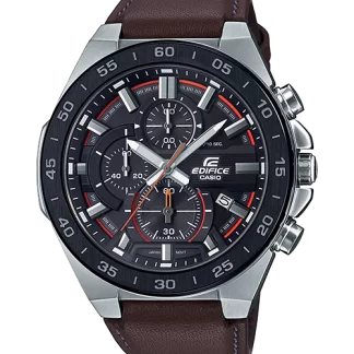 Casio Edifice Leather Watch EFR 564BL Brown