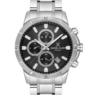 Daniel Klein Exclusive Watch 1.13644-2 Silver Black