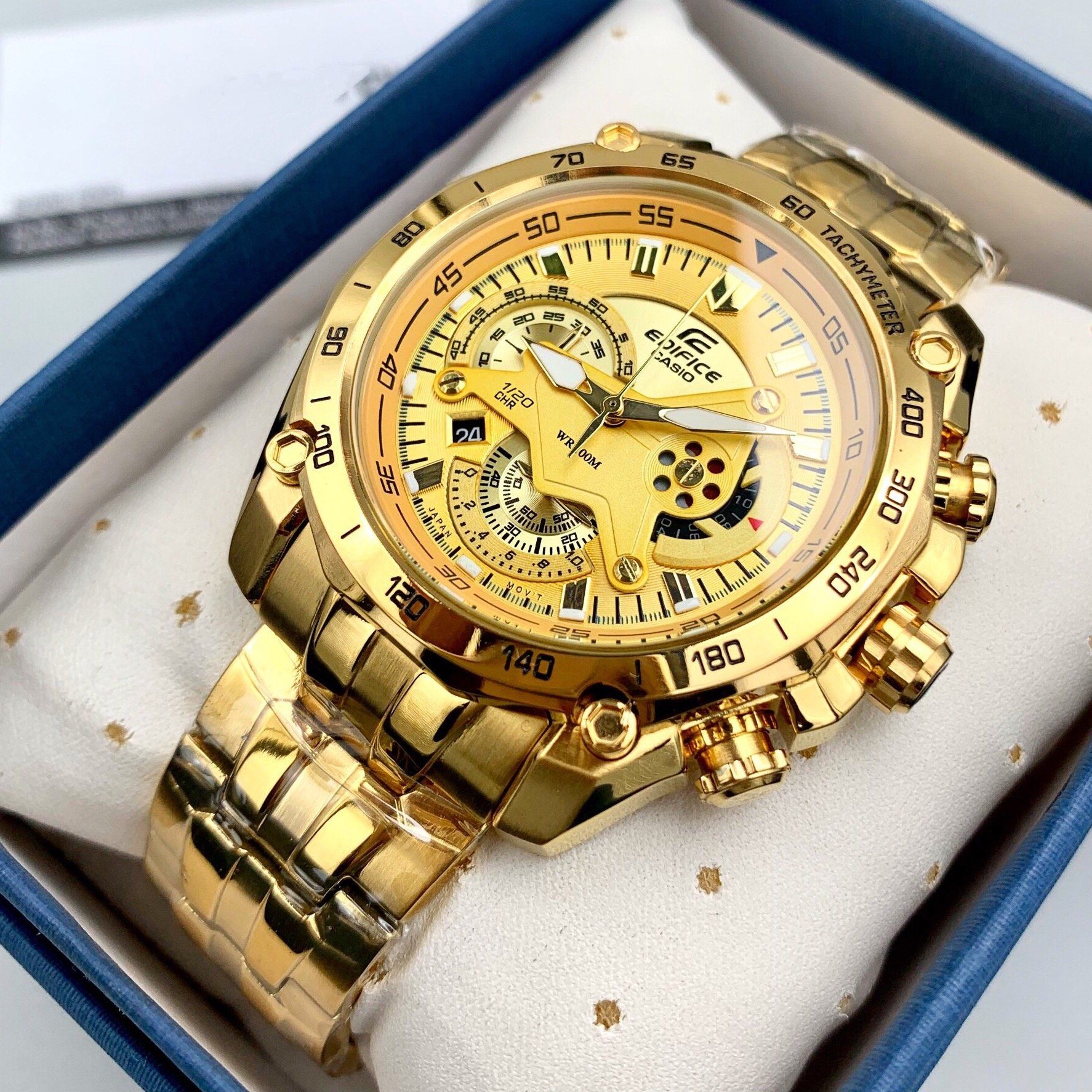 Casio Edifice Watch EF-550FG-9A 100M Water Resist