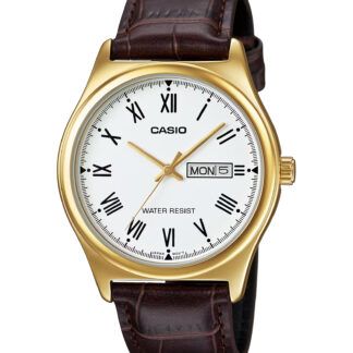 Casio Men's Leather Watch V006GL