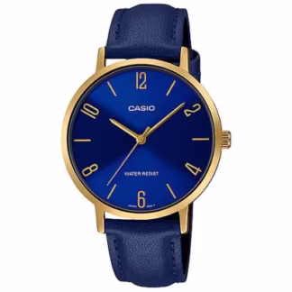 Ladies Casio Leather Watch LTP-VT01GL-2B Water Resist