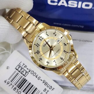 Ladies Casio Watch MTP-V004G-9B Water Resist