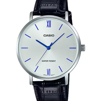 Men's Casio Leather Watch VT01L 7B1