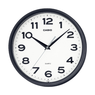 Casio Wall Clock IQ-151 250mm - Black and White