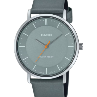 Men's Casio Leather Watch VT04L-8E Slim Water Resist