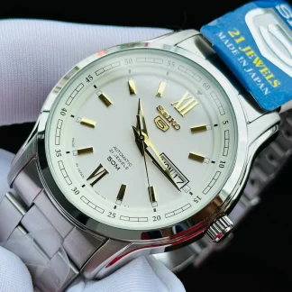 Automatic Seiko 5 Watch SNKP15 21 Jewels 50M Water Resist 42mm