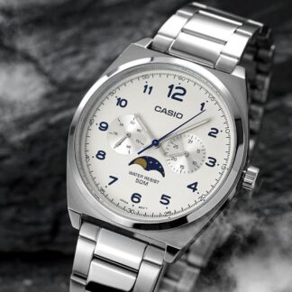 Men's Casio Watch MTP-M300D-7A Moon Phase 50M Water Resist