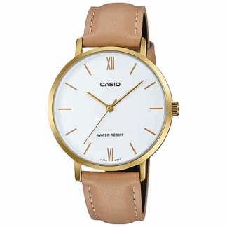 Ladies Casio Leather Watch LTP-VT01GL-7B Water Resist
