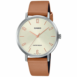 Ladies Casio Leather Watch LTP-VT01L-5B Water Resist