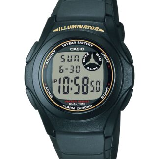 Casio Digital Watch F-200W-9A 10-Year Battery