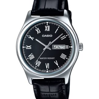 Men's Casio Watch Leather MTP-V006L-1B Water Resist