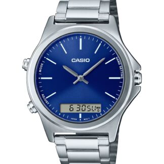 Casio Men's Watch MTP-VCO1D-2E AnaDigi Water Resist