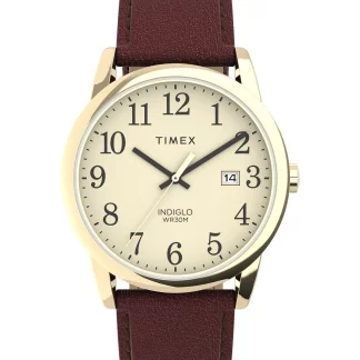 Timex Leather Watch TW2V689009J 3ATM Water Resist