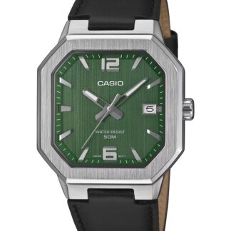 Casio Leather Watch MTP-B195L-3A 50-meter Water Resist