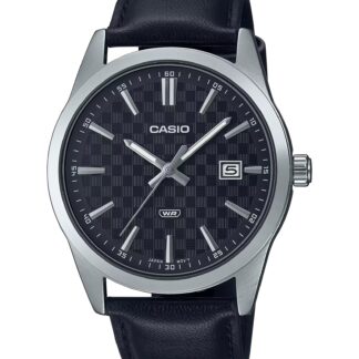 Men's Casio Leather Watch MTP-VD03L-1A Water Resist